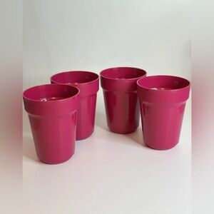 Tupperware Aloha Home Stackable Tumbler 16oz /470ml Set of 4 Tumblers